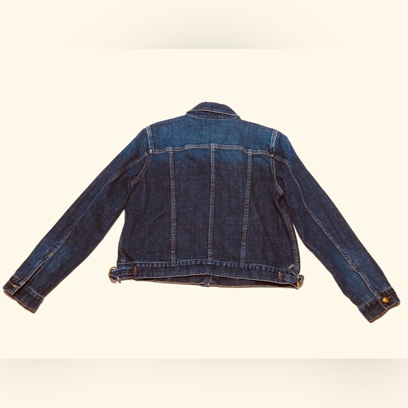 VTG LRL Ralph Lauren Jeans Co Trucker Blue Denim Woman’s XL - Gold Eagle Buttons - Picture 13 of 15